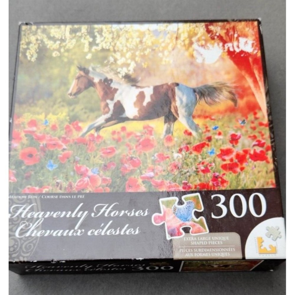 Heavenly Horses 300 Piece Puzzle Meadow Run